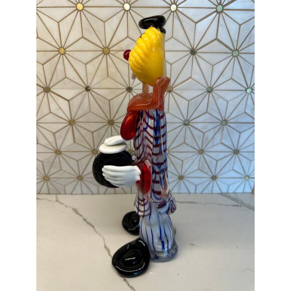 Murano‎ Hand-Blown Art Glass Clown - Picture 5 of 6